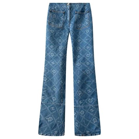 chanel blue jeans|chanel jeans for women.